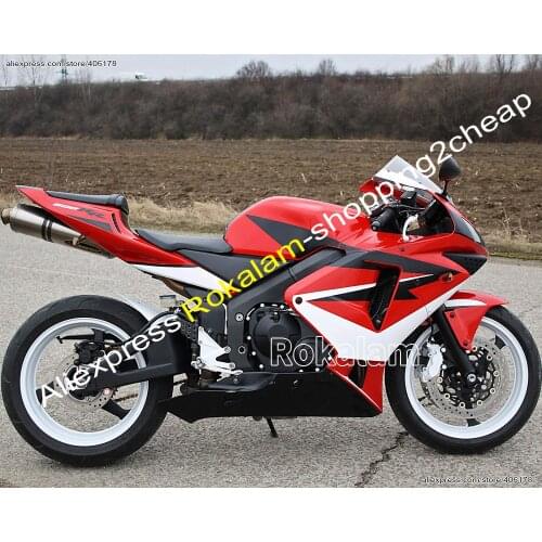 For Honda CBR600RR 03 04 CBR 600RR F5 CBR600 RR 2003 2004 Red White Black Motorcycle Fairing Kit (Injection Molding)