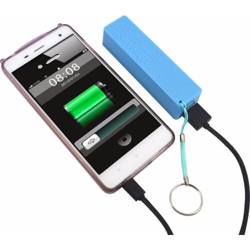 Battery storage box 18650 power bank case Box Holder Leads With 1 Slots for metal detector USB power soporte celular organizer