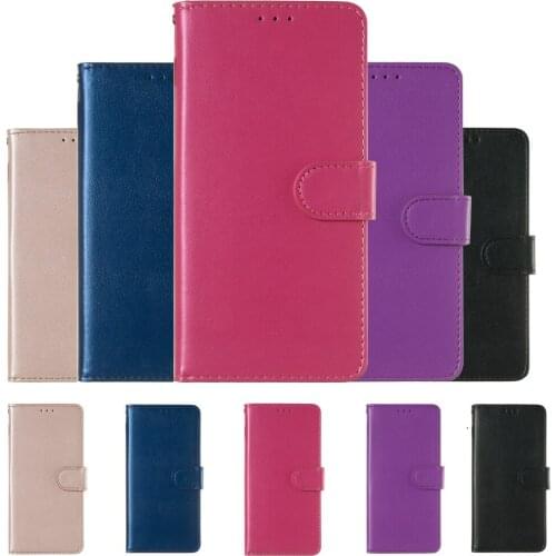 Case For Huawei Mate 10 20 Pro Lite Mate 20 Lite Pro Book Flip Phone Cover Card Slot Plain Wallet Leather