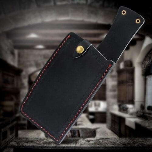 Kitchen Knife Guard for 7" Inch Chef Knife Cutting Slicing Vegetable Fruit Knife Protector Blade Guards Knife Leather Case Cover