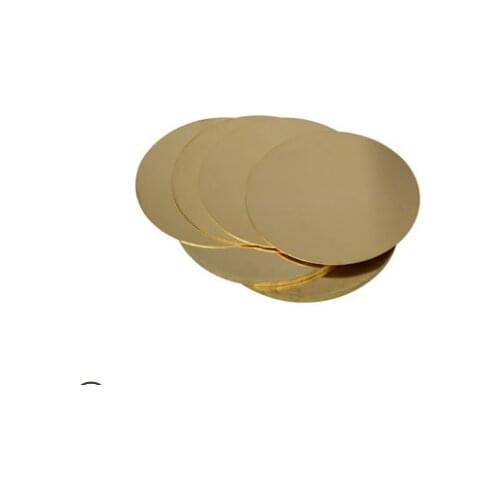 Brass round plate Pure copper processing laser cutting Brass plate copper material