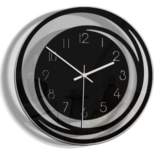 Best Creative Home Living Room Decoration Acrylic Wall Clock Explosion Models Minimalist Nordic Style Transparent Clock