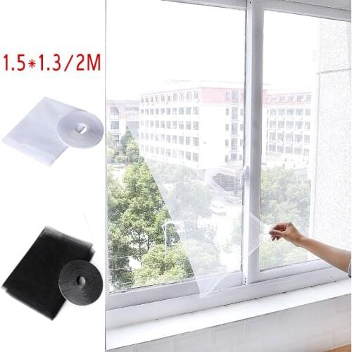 Insect Fly Mosquito Window Screen Curtain Anti-mosquito Netting Door Adjustable Summer Invisible Removable Washable Net