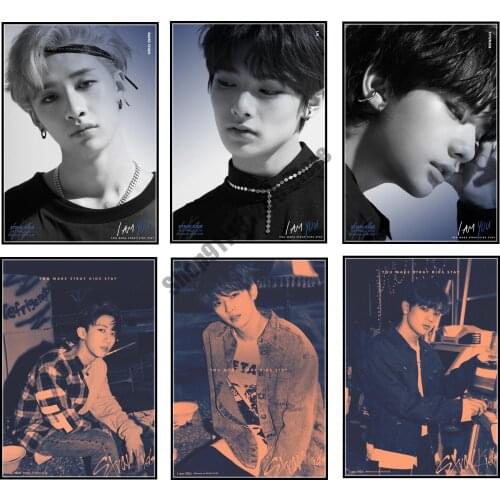 Kpop Stray Kids Diamond Painting Korean Singer Diamond Mosaic Embroidery Full Round Drill Room Decoration Cross Stitch Kits
