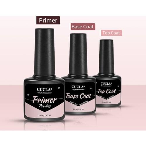 Three-piece Manicure Nail Primer Seal Desiccant Set Long-lasting Nail Gel Fast Dry Base Gel Seal Layer Prep Dehydrator TSLM1