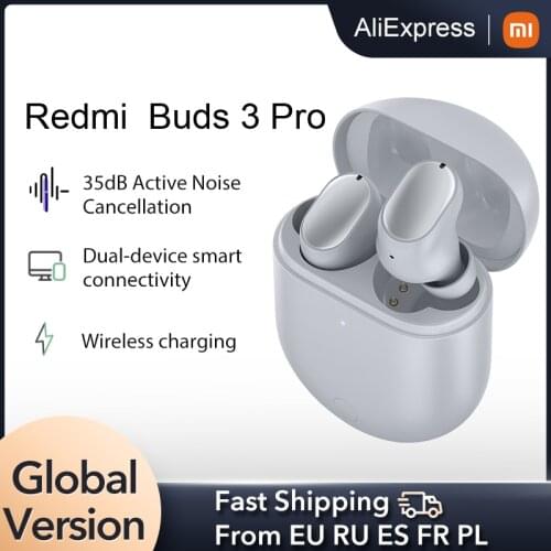New Global version Xiaomi Redmi Buds 3 Pro TWS Bluetooth Earphones Wireless headphones 35dB ANC Dual-device Redmi Airdots 3 Pro
