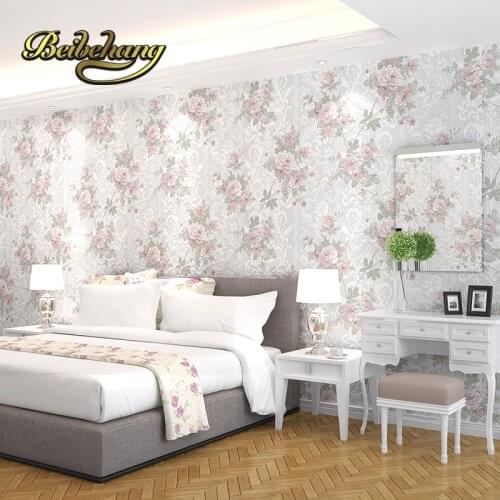 Beibehang Wallpapers American Village Retro Pastoral Living Room Bedroom Thicker Stereo TV Background Nonwoven papel de parede