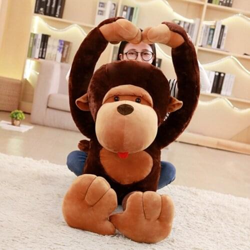 Orangutan Plush Toy Novelty Cute Long-armed Monkey Doll Doll Gibbon Comfortable Skin-friendly Doll Pillow Creative Birthday Gift