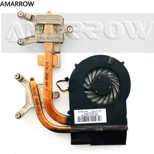 Original for HP pavilion DV6 DV7 DV6-3000 dv7-4000 cooling heatsink and fan 610777-001 610778-001 637610-001