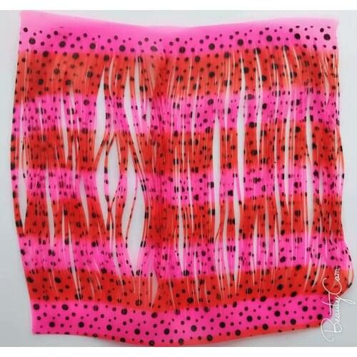 Fishing Lure Silicone Skirt Layers,Silicone Skirt Material for Tackle Craft, DIY Spinner, Rubber Jigs, Buzzbait--238