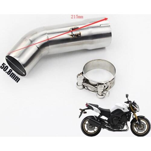 Heavy Duty Exhaust System Pipe Muffler Pipe Middle Link Tube for Yamaha F28N Stainless Steel Exhaust Connector