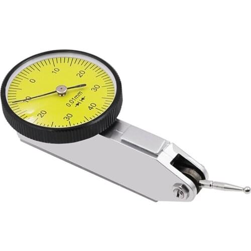 Accurate Dial Gauge Test Indicator Precision Metric with Dovetail Rails Mount 0-40mm 0.01mm Measuring Instrument