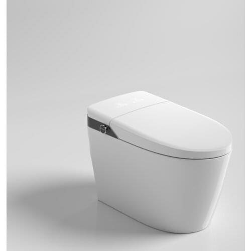 Luxury S-trap Intelligent Floor Mounted WC Remote Controlled Smart Bidet Toilet RSV7