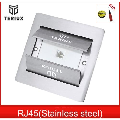 Universal RJ45 floor socket networking socket box recessed floor receptacle high quality