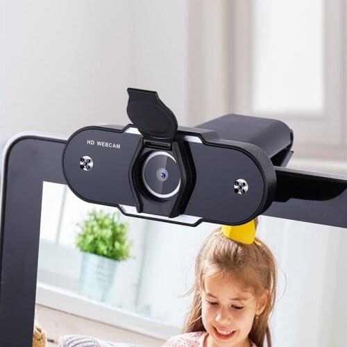 2K HD Webcam With Dust-Proof Peeping Cover Can Be Used For Live Conference Video