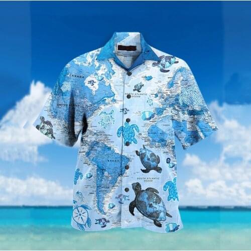 Funny Hawaiian Shirt Women Male Summer Vacation Holiday Beach Tops Button Up Shirts Short Sleeve Novelty Shirt Blusas Feminina