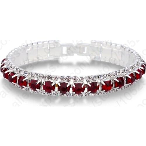 Latest Design 925 Sterling Silver Classic Fine Jewelry Clear Cubic Zircon Bangles For Woman Wholesale Fast Shipping