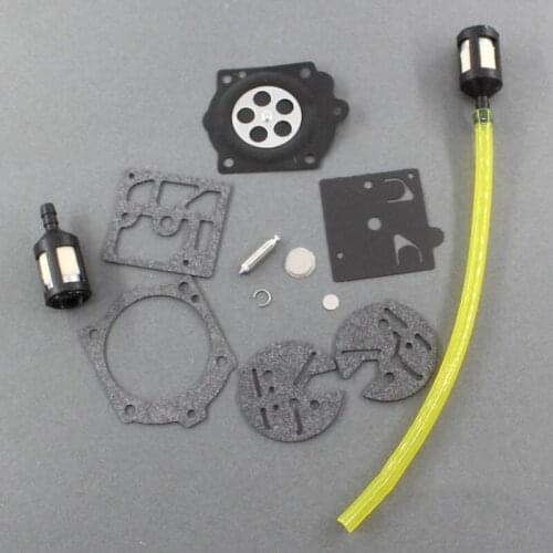 1 Set Carb Carburetors Chainsaw Repairing Kit For McCulloch Pro Mac 610 650 655 Chain Saw Fuel Line Tool Parts