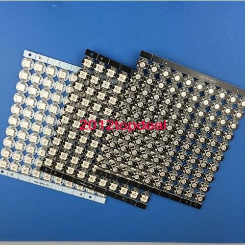 10pcs x mini board (10mm*3mm) WS2812B Heatsink 5V WS2812 built-in RGB led pixel nodes Addressable led module Free Shipping