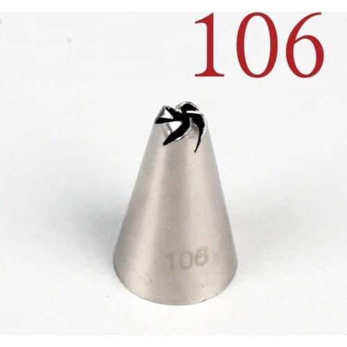 106# 5 Tooth Cream Decorating Mouth Welding Polishing 304 Stainless Steel Baking DIY Tool Small Number
