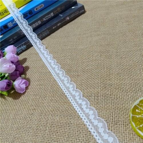 2cm S2685 multi-colored Nylon Spandex stretch Narrow lace trimmings for wedding dress birthday Christmas party