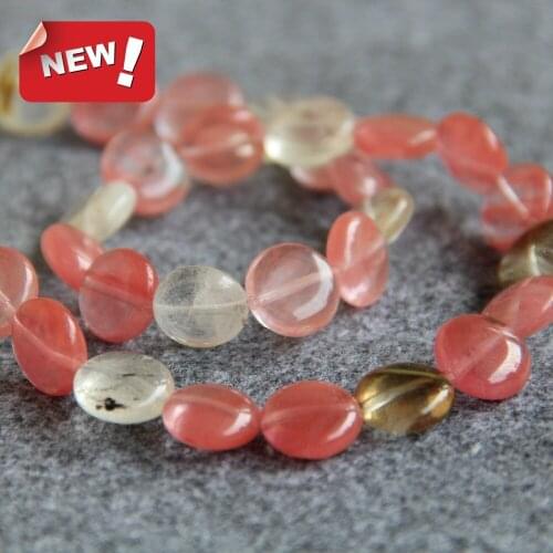 2021 New For Necklace&Bracelet 12mm Multicolor Watermelon Tourmaline Stone Beads DIY Beads 15inch Loose Beads Jewelry Making