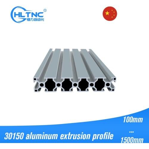 30150 aluminum extrusion profile european standard silver length 100-1500mm industrial aluminum profile workbench