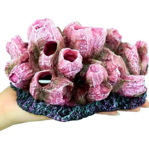 Fish Tank Aquarium Accessories Resin Simulation Anemone Coral Reef Aquarium Landscaping Fish Tank Decoration Crafts Pet Supplies