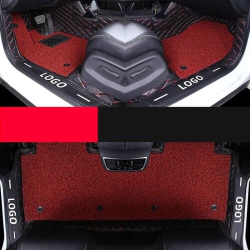 Custom Car Floor Mats for ercedes Benz S Class E Class W210 W211 W212 W221 W220 No Odor Wire Loop Leather Carpets Waterproof