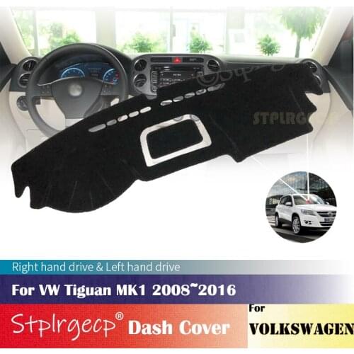 For Volkswagen VW Tiguan MK1 2008~2016 Anti-Slip Dashboard Cover Protective Pad Car Accessories Sunshade Carpet 2015 2014 2013