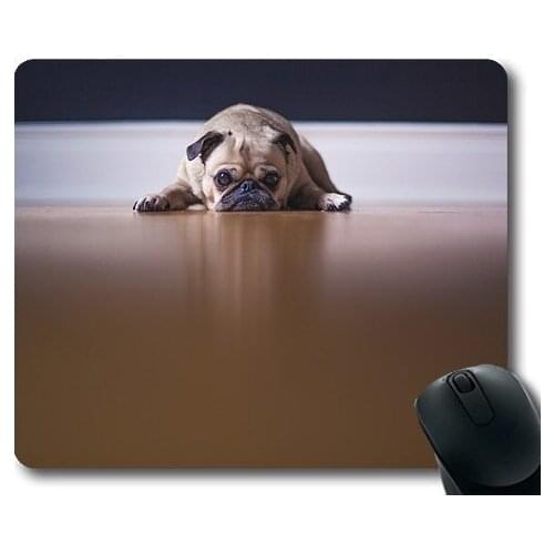 Dogs pets garden Mouse Pads ,Pug Dog Puppy Grumpy Cute Animal Pet Wrinkly,dogs mouse mat