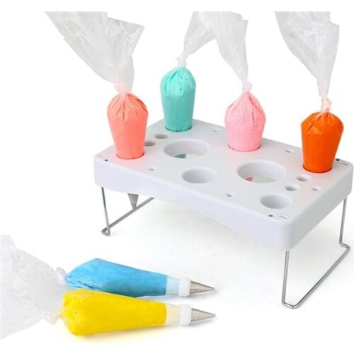 Cake Cream Nozzle flower bag placement frame DIY mold cream mouth bag placement rack DIY Pastry Decor Baking Tools