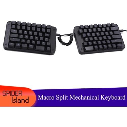 87 Keys Ergonomic Micro Split keyboard Mechanical Programmer Efficient Editing One-Hand DIY Cherry switch Programmable keyboard