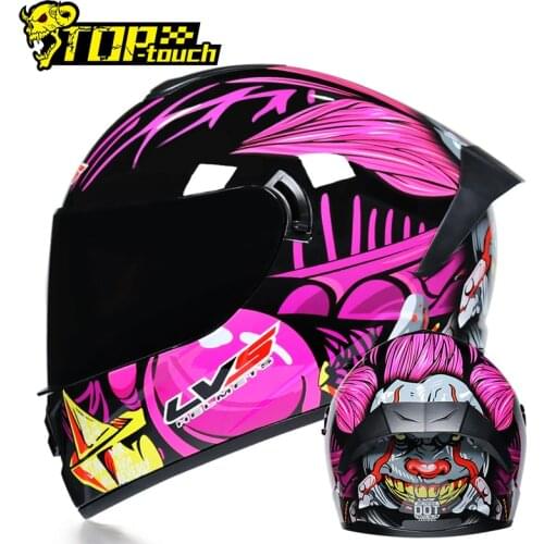 LVS New Motorcycle Helmet Men Women Casco Moto Motocross Riding Racing Helmet Full Face Off Road Capacete Moto DOT Approved