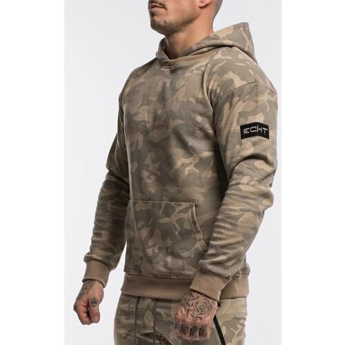 New Fitness Hoodies Men Autumn Fashion Brand Fashion camouflage Sportswear Sweatshirt Mens Track Outdoor Sweatshirts