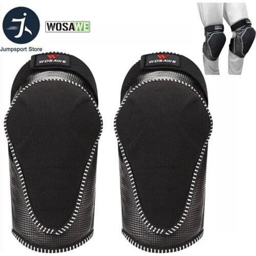 WOSAWE Adult Motorcycle Knee pads Skiing skating Kneepads Moto Protection Knee Guard Protective Gear Motorbike Ridng Kneepads