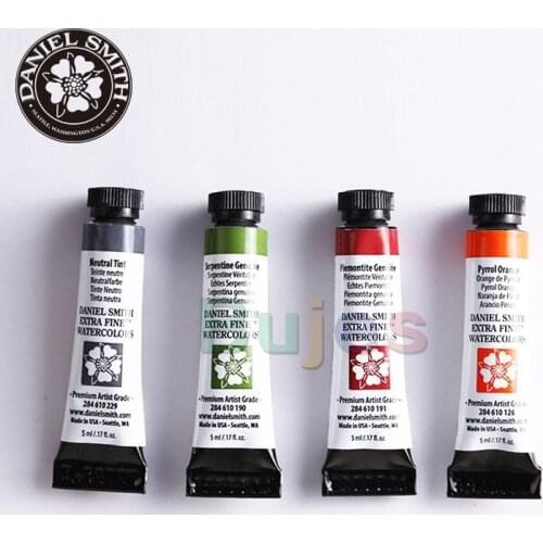 Daniel Smith Single Tube Painting Watercolor Pigment, Original 5ml Portable Package, Extra Fine,Good Halo Dyeing Effect