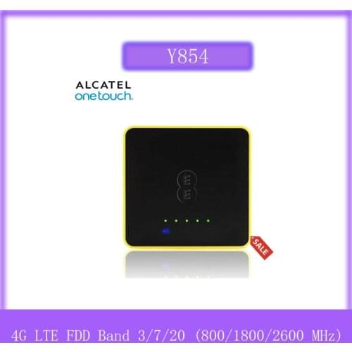 Alcatel Y854 4G LTE 150Mbps 20hr Direct Sim Mifi Portable Hotspot + Power Bank