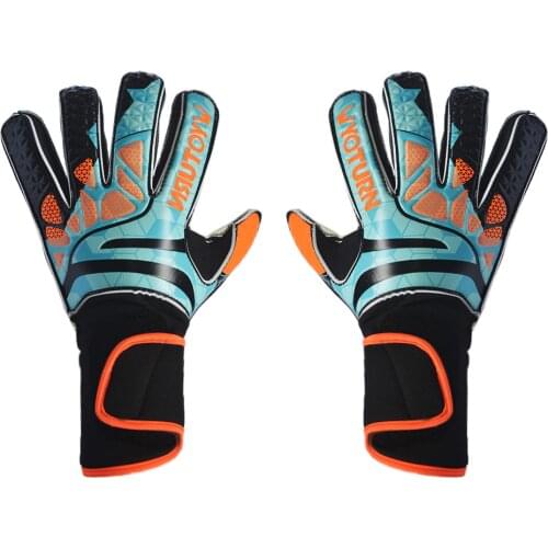WYOTURN Professional Goalkeeper Gloves Finger Protection Thickened Latex Soccer Goalie Football Goalkeeper Gloves Drop shipping