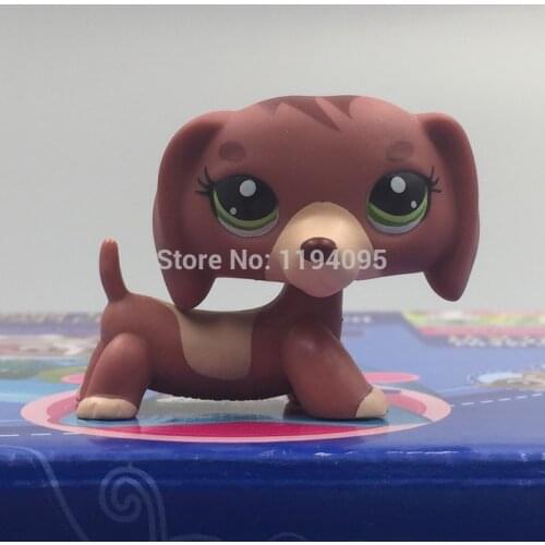LPS CAT Dachshund Dog #3601 Chocolate Brown Puppy Nice Gift Kids Collection Figure Toy
