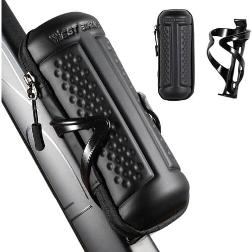 Bicycle Tool Bag Portable Bike Bottle Pouch With Bracket Rainproof Bike Bottle Repair Tools MTB Storage Box Cycling Accessories