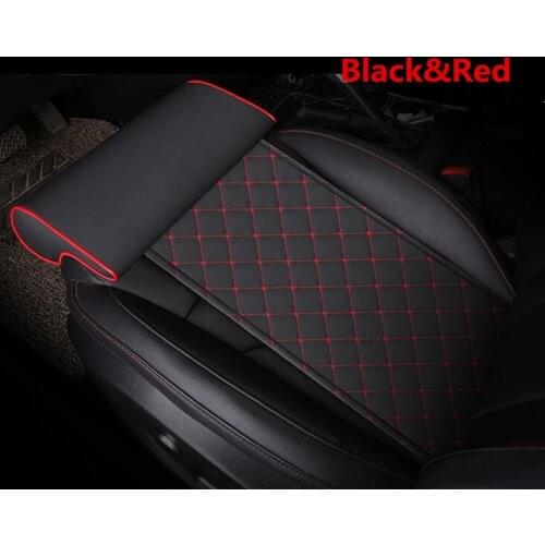 Universal Car Seat Foot Leather Leg Cushion Knee Pad Thigh Support Car Seat Leg Care