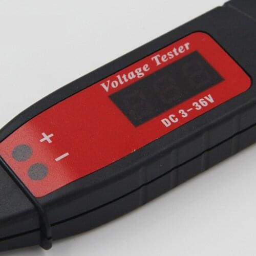 Universal Multifunctional Car Digital LCD Electric 5-36V Voltage Test Pen Probe Detector Tester LED Light Automotive Diagnostic