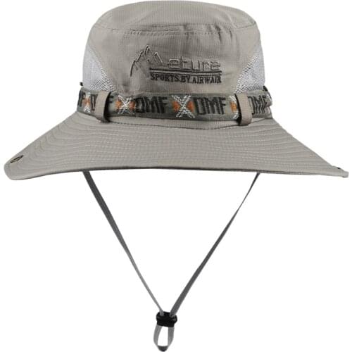 Four seasons general outdoor fisherman hat wild jungle hat sunscreen breathable hat fisherman hat bucket hat waterproof cap