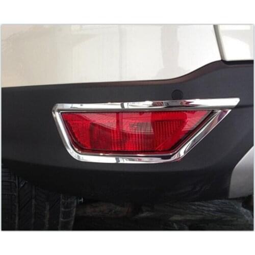 For Ford Escape Kuga 2013-2019 High Quality ABS Chrome Plated Rear Fog Lamp Light Cover Trim