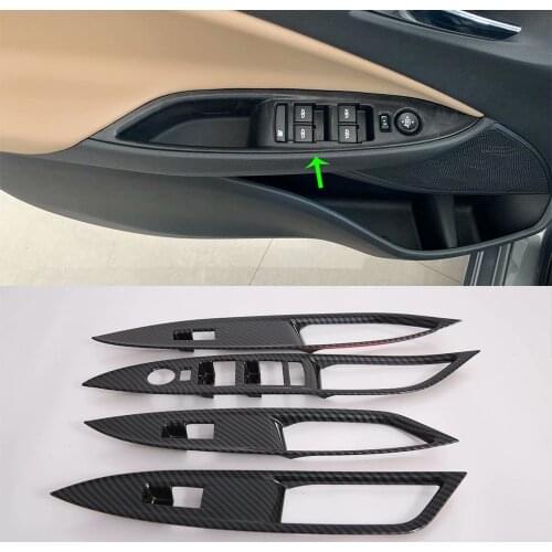 New Arrival For Chevrolet Cavalier ONIX 2019 PCS ABS Armrest Window Rise Lift Down Control Switch Door Lock Panel Cover Trim