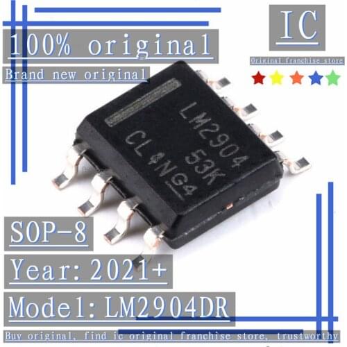 2021+100% Brand new original 20PCS-100PCS LM2904DR SOP-8 Operational amplifier dual 26V