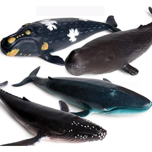 Aquarium Decoration Simulation Sea World Animal Model Toy Children Soft Large Killer Whale Blue Whale Head Whale Whale Shark