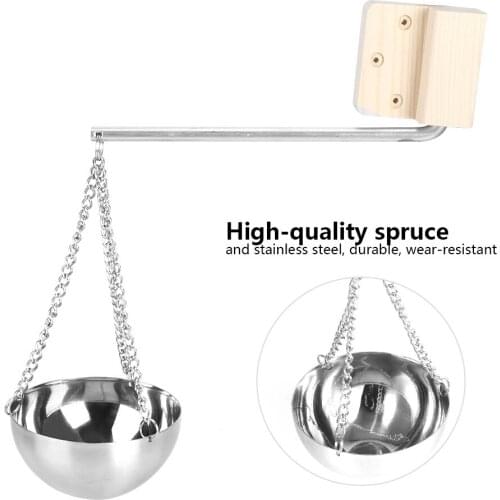 Stainless Steel Sauna Aroma Bowl Cup Essential Oil Bowl Sauna Room Accessories
