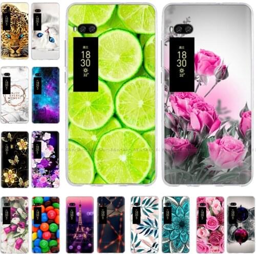 For Meizu Pro 7 Case 5.2" Fundas Coque Back Cover For Meizu Pro 7 Plus 5.7" Phone Cases Soft TPU Painted Silicone Bumper Shell